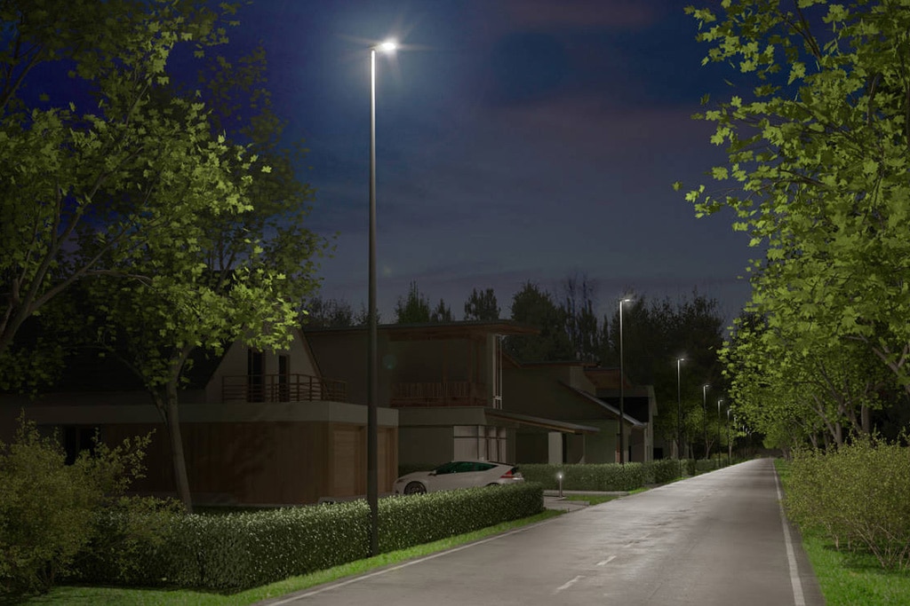 Dusk To Dawn Outdoor Street Light With Photocell Sensor