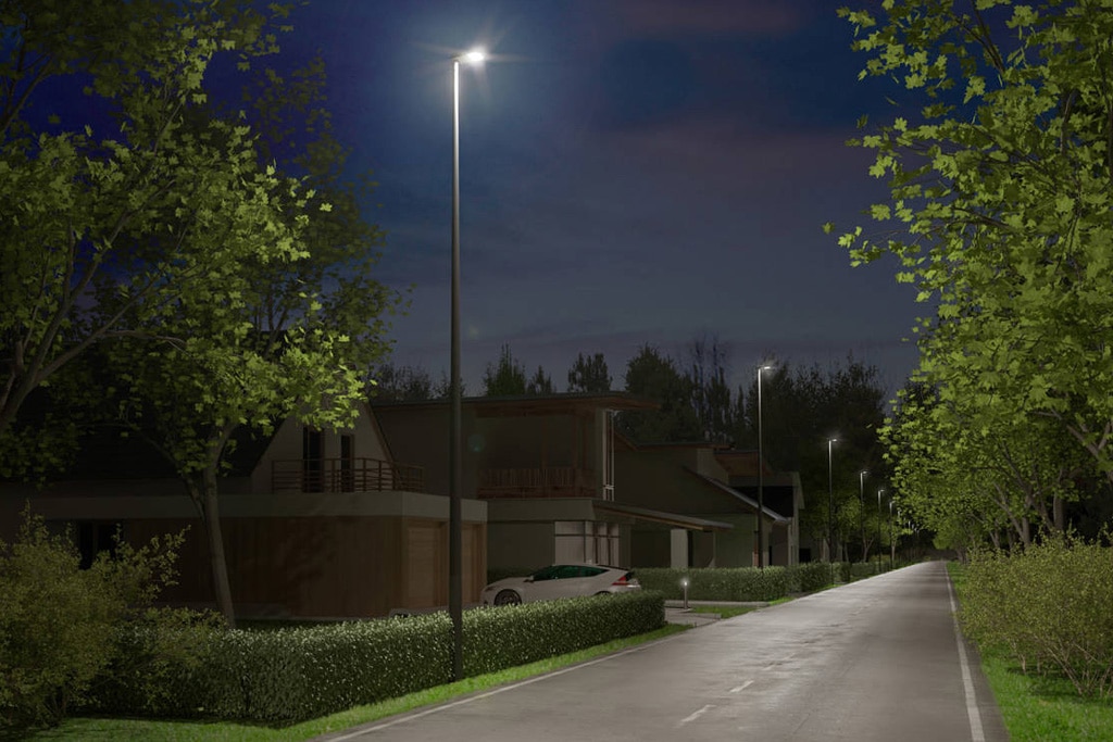 enec certified outdoor street light