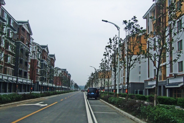 Municipal street lights for city roads in Wenchuang of China