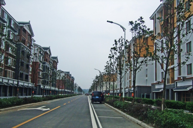 Municipal street lights in China