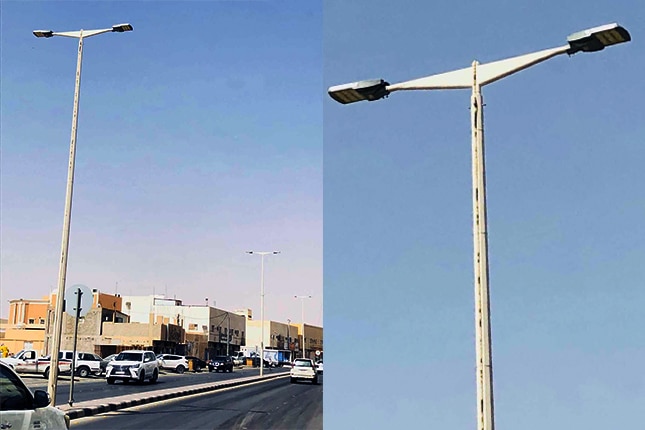 LED street lighting in Saudi Arabia