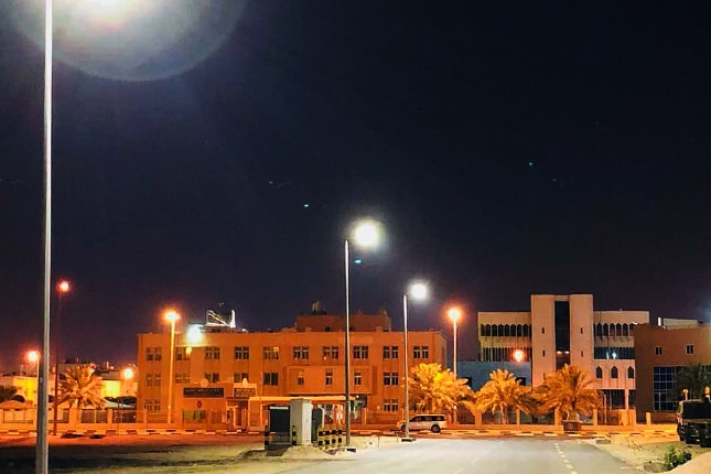 City street light in Saudi Arabia