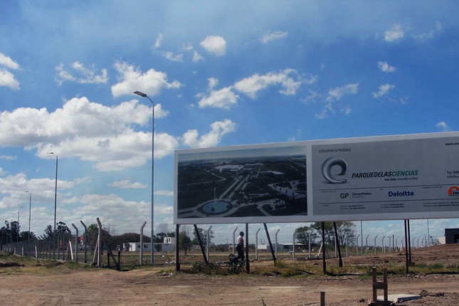 LED area light for a farm in Uruguay