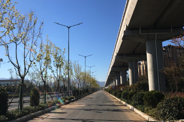 LED road light for seaside in Qingdao of china-3