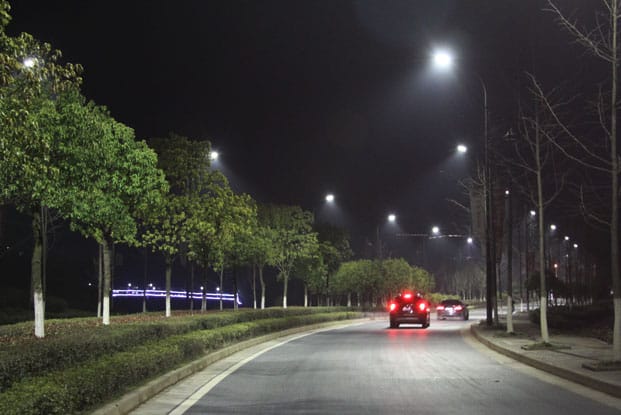 Street Light Lamp In Main Roads In Hangzhou