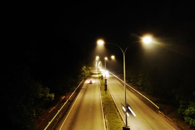 Highway Light in Jalan Kayu Ara of Malaysia