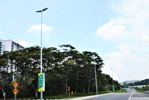 Led Street Lighting On Main Roads in Malaysia