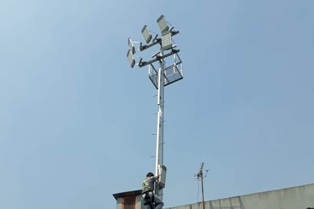 LED flood lamps for football stadium in Indonesia-2