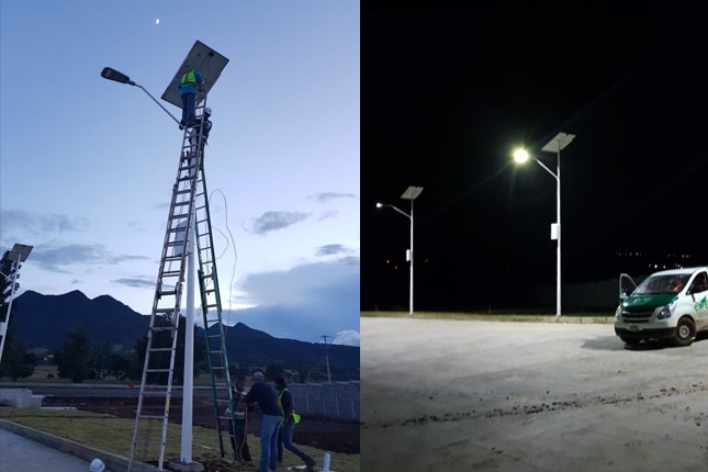 Cobra head street light for solar street light system in Mexico-3