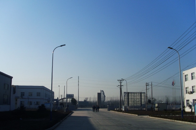 LED street light fixtures in an industrial park in Henan of china-2