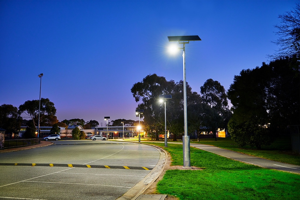 Series PV Solar Street Lights Application