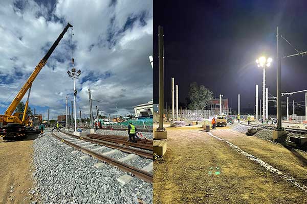 High Mast Light with Lighting Tower