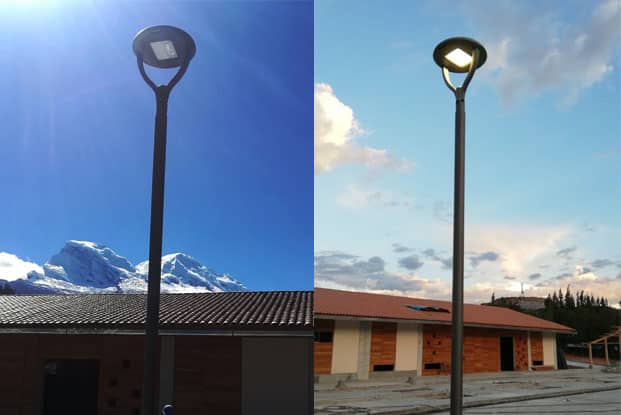 Commercial Post Lights For Garden Lighting In Peru