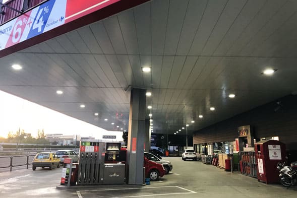 Gas Station Canopy Lights For Petrol Station In Spain-2