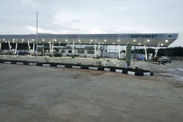 LED Gas Station Canopy Lights For Gas Stations In Nigeria-3