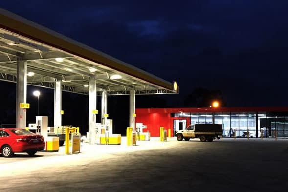 Canopy LED Lights For Gas Station Lighting In Ghana-3