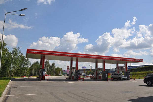 Gas Station Canopy LED lights