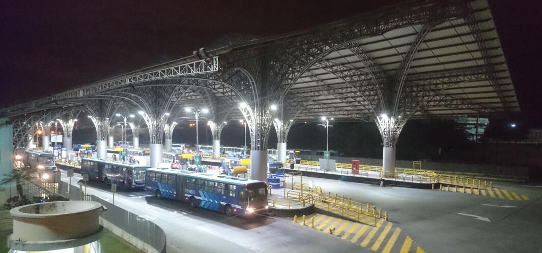 Bus station lighting projects